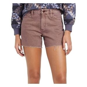 Universal Thread High Rise Vintage Stretch Midi Brown Jean Shorts